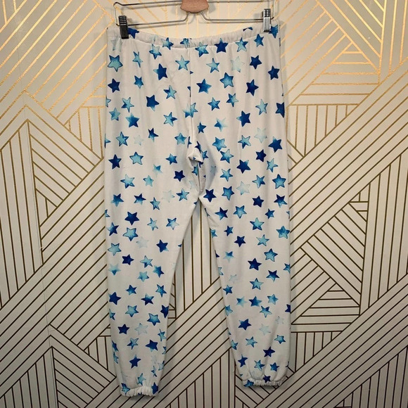 Chaser Indigo Stars White Jogger‎ Sweatpants - Picture 5 of 11